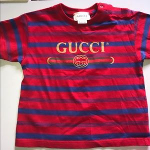 Gucci striped cotton Tee shirt